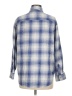 Old Navy 100% Cotton Plaid Blue 3/4 Sleeve Button-Down Shirt Size M - photo 2