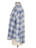 Old Navy 100% Cotton Plaid Blue 3/4 Sleeve Button-Down Shirt Size M - photo 5