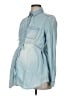 a:glow 100% Cotton Blue Long Sleeve Top Size M - photo 1