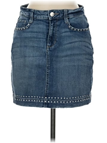 a.n.a. A New Approach Denim Skirt (view 1)