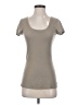 BCBGMAXAZRIA Gray Short Sleeve T-Shirt Size S - photo 1