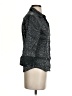 Kathie Lee Animal Print Black 3/4 Sleeve Button-Down Shirt Size S - photo 4