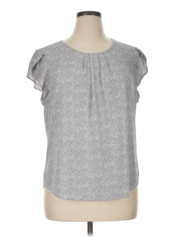 Adrianna Papell Short Sleeve Blouse (view 1)