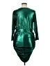 Torrid Metallic Green Cocktail Dress Size 1X Plus (1) - photo 2