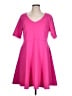 Torrid Solid Pink Casual Dress Size Lg Plus (0) - photo 1