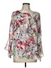 Sioni 100% Polyester Pink 3/4 Sleeve Blouse Size L - photo 1