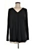 Pleione Black Long Sleeve Blouse Size M - photo 1