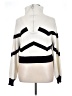 Laundry by Shelli Segal Chevron-herringbone Ivory White Turtleneck Sweater Size XL - photo 1