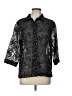 TanJay Paisley Black 3/4 Sleeve Blouse Size 12 (petite) - photo 1
