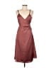 Love + Harmony 100% Polyester Stripes Brown Casual Dress Size M - photo 1
