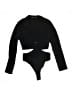 Zara 100% Polyester Black Bodysuit Size M - photo 1