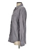 Splendid 100% Cotton Houndstooth Gray Long Sleeve Button-Down Shirt Size XS - photo 5