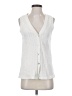 MNG White Sleeveless Blouse Size S - photo 1