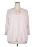 Banana Republic Pink 3/4 Sleeve Blouse Size XXL - photo 1