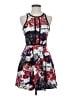 Parker Print Red Cocktail Dress Size XS - photo 1