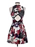 Parker Print Red Cocktail Dress Size XS - photo 2