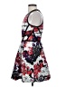 Parker Print Red Cocktail Dress Size XS - photo 5