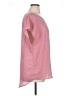 Pleione 100% Polyester Polka Dots Pink Short Sleeve Blouse Size XL - photo 4
