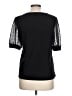 CeCe Black Short Sleeve Top Size L - photo 2