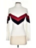 Antonio Melani Chevron-herringbone White Turtleneck Sweater Size S - photo 1