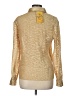 Rafaella Metallic Gold Long Sleeve Blouse Size 10 - photo 2