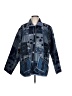 Unbranded Graphic Blue Denim Jacket Size L (estimated) - photo 1