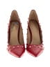 MICHAEL Michael Kors 100% Leather Red Heels Size 9 1/2 - photo 2