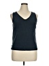 Ellen Tracy Blue Tank Top Size XL - photo 1