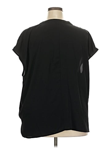 ELOQUII Short Sleeve Blouse (view 2)