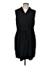 Apt. 9 100% Polyester Solid Black Casual Dress Size 12 - photo 1