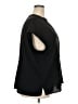 ELOQUII Black Short Sleeve Blouse Size 22 Plus - photo 4
