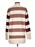 Maurices Stripes Burgundy Pullover Sweater Size XS - photo 2