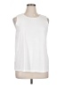 Cj Banks White Sleeveless Top Size 1X - photo 1