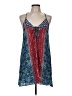 Forever 21 Paisley Blue Casual Dress Size M - photo 1