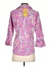 Chaps Paisley Pink 3/4 Sleeve Button-Down Shirt Size S (estimated) - photo 2