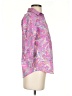 Chaps Paisley Pink 3/4 Sleeve Button-Down Shirt Size S (estimated) - photo 4