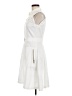 DKNY 100% Polyester White Casual Dress Size 6 - photo 5