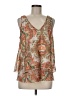 Lavish 100% Polyester Orange Sleeveless Blouse Size M - photo 1