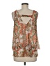 Lavish 100% Polyester Orange Sleeveless Blouse Size M - photo 2