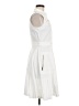 DKNY 100% Polyester White Casual Dress Size 6 - photo 4
