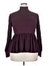 Ann Taylor Burgundy Long Sleeve Blouse Size XXL - photo 1