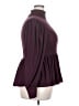 Ann Taylor Burgundy Long Sleeve Blouse Size XXL - photo 4
