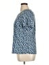 Liz Baker 100% Polyester Blue Short Sleeve Blouse Size 16 - photo 5