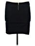 Helmut 100% Cotton Solid Black Casual Skirt Size M - photo 2