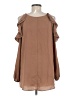 Umgee Brown 3/4 Sleeve Blouse Size M - photo 2