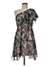 MM Couture Paisley Gray Cocktail Dress Size M - photo 1