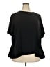 ELOQUII Black Short Sleeve Top Size 22 Plus - photo 1