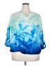 Alfred Dunner Blue 3/4 Sleeve Blouse Size 2X - photo 1