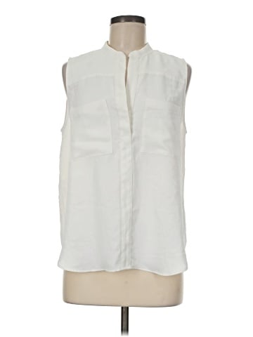 Ann Taylor Sleeveless Button-Down Shirt (view 1)