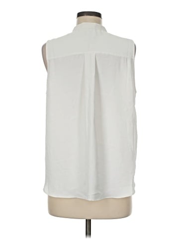 Ann Taylor Sleeveless Button-Down Shirt (view 2)